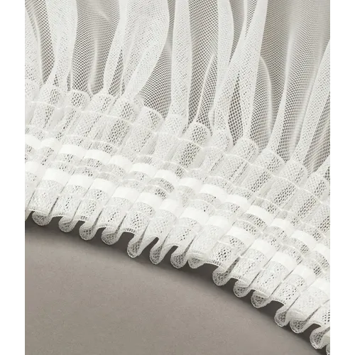 Тюль Ле-Гранд Грек 500*260 с утяжелителем сливочный