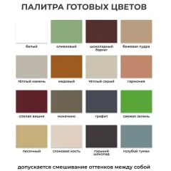 Краска Veres Facade для деревянных фасадов акриловая Теплый серый 0,9 л