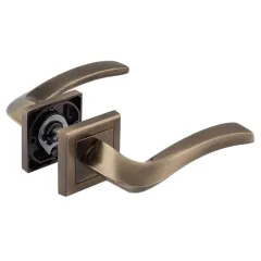 Ручки раздельные НОРА-М 112К AL ст.бронза (16427)