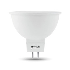 Лампа GU5.3 светодиод.5,5Вт 3000К GAUSS (380Lm)