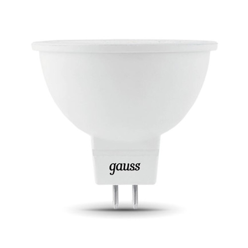 Лампа GU5.3 светодиод.5,5Вт 3000К GAUSS (380Lm)