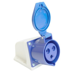 Розетка О/У STEKKER 2P+PE 32A IP44 ST-123 RST32-123-44 49433