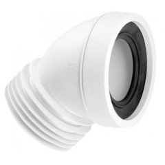 Фановая труба для унитаза McAlpine MRWC16 L-160мм, 45°