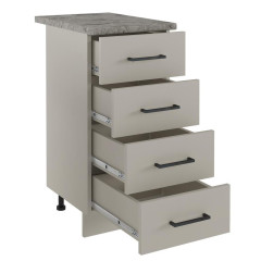 Стол рабочий EVA GOLD 40 кашемир (4 ящика)