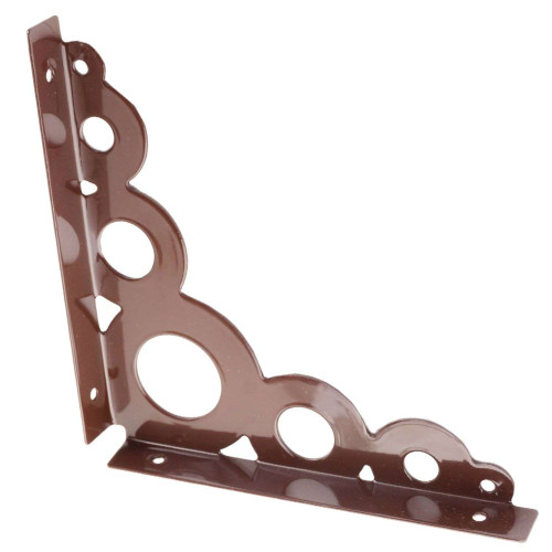 Кронштейн для полок 182*182*1,5 коричневый