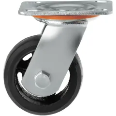 Опора поворотная колесная сер. рез. SCd 42 ф100мм, г/п-130кг