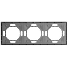 Рамка 3-пост ЭМИЛИ платиново-серый PFR00-5003-10