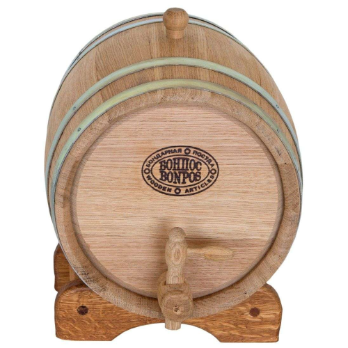 Бочка винная с краном на подставке 15л