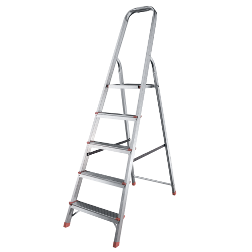 Стремянка АЛЮМЕТ (ZZ405) сталь оцинк. 5 ступ.