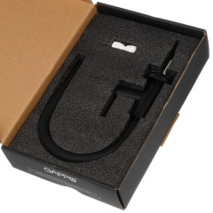 Кран для фильтрованной воды GAPPO G1052-96 с гибким изливом, чёрный