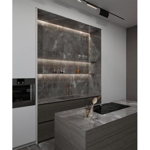 Плитка керамогранит 600*600 ARCADIA Pulpis Nero (за м2) 1,44м2 в уп.