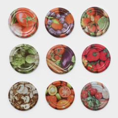 Крышки металлические для закатывания Элит СКО-82мм жесть/лак 50шт (1896055)