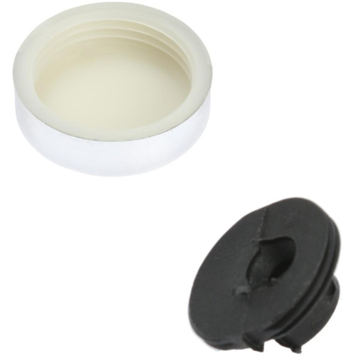 Держатель для зеркала ТУНДРА LIGHT, d=25 мм, без сверления, цвет хром, пластик, 4 шт. 9438936