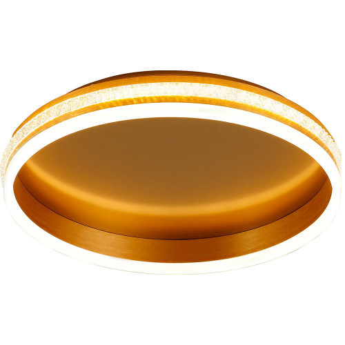 Светильник FERON AL5880 SHINNING RING 80W 4800lm 2000K-4000K-6000K золото(41694)