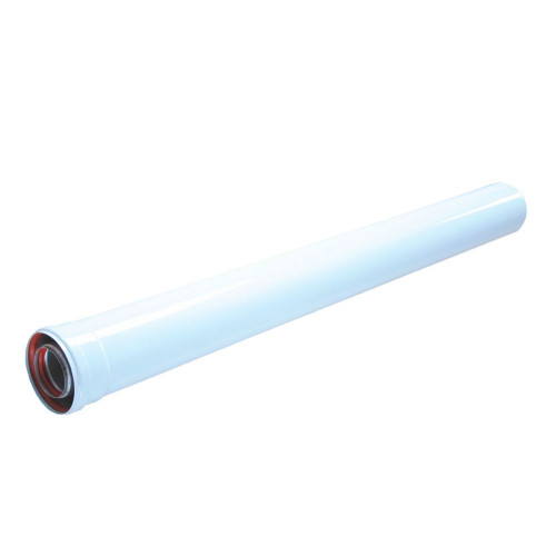 Дымоход коаксиальный Труба ф 60/100 L=1,5 м белая VIVAT