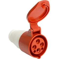 Розетка STEKKER 3P+PE 16A IP44 ST-214 RST16-214-44 49440