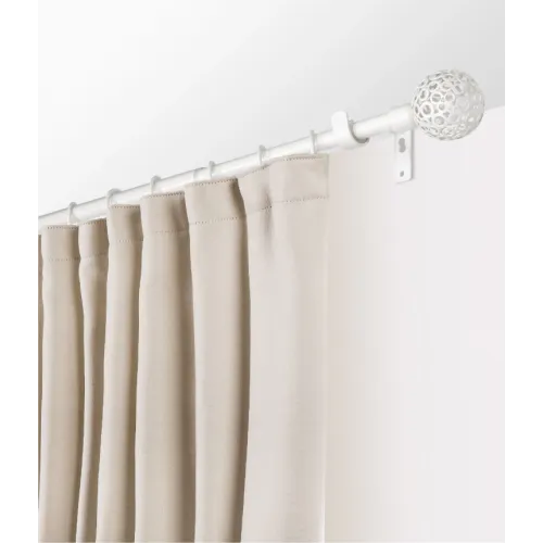 Карниз Ле-Гранд кованный 1,6-3,0м (1ряд) D16/19 белый, ажур (5)