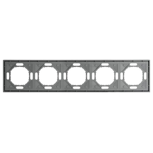Рамка 5-пост ЭМИЛИ платиново-серый PFR00-5005-10