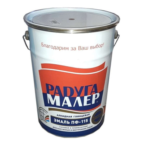Эмаль ПФ-115 РАДУГА-МАЛЕР голубая 6 кг