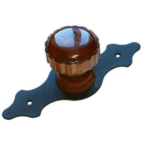 /Ручка декоративная Домарт мод. 7 черный (13665)