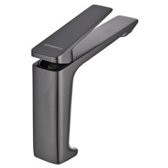 Смеситель для умывальника EVA GOLD Веллар FW16GR-PVD VESTA оружейная сталь