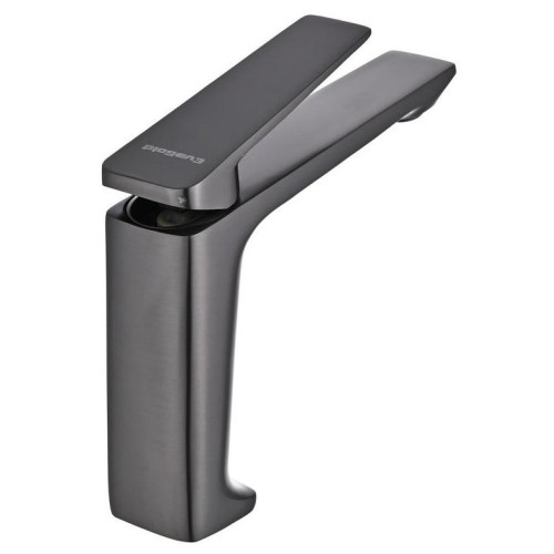 Смеситель для умывальника EVA GOLD Веллар FW16GR-PVD VESTA оружейная сталь