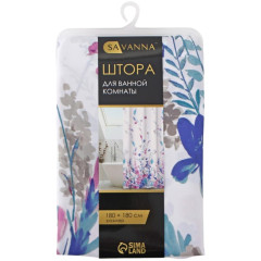 Шторка для ванной SAVANNA «Сказочный лес» 180х180см (5235795)