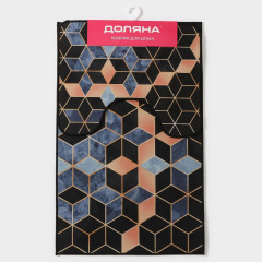 Набор ковриков для ванной и туалета 2шт ДОЛЯНА 50х80см+50х40см Бурлеск (5411412)