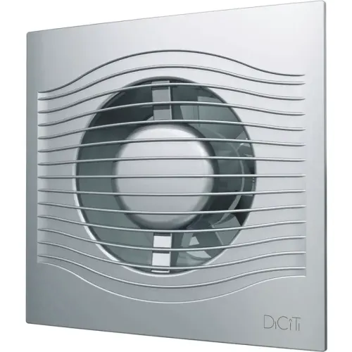 Вентилятор осевой вытяжной D100 SLIM 4C gray metal