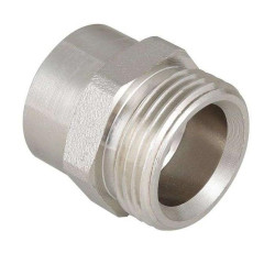 Переходник латунный никелированный VT ф 3/4