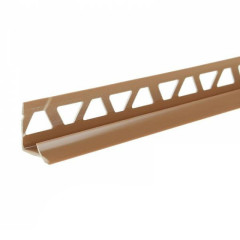 Раскладка под плитку 7-8мм внутр. 2,5м Темно-бежевый (25шт) ВП8 013