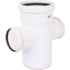 Отвод кан. БЕЛЫЙ РТП ф 110/50/50х90° левый/правый