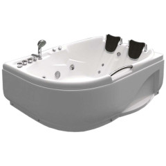 Ванна акриловая EVA GOLD OLB-807L 120х170х65см с ГМ, смеситель, подголовник, экран
