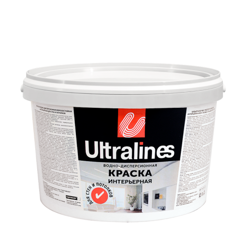 Краска в/д ULTRA LINES Интерьерная для Стен и Потолков 5кг