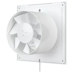 Вентилятор осевой вытяжной D125 E125S-02 с тяговым выключателем