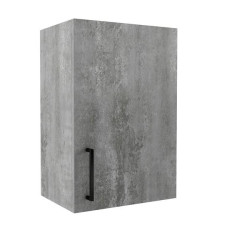 Шкаф навесной EVA GOLD с полкой 40 светлый цемент