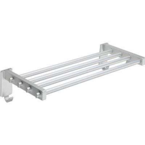 Полка для ванной комнаты FRAP F809 с полотенцедержателем (клеющиеся)