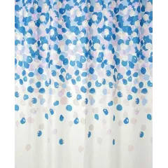Шторка для ванной PERFECTO LINEA Secret 180x180cм 12 колец, лепестки