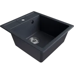 Мойка комп. MIXLINE ML-GM28 450х500x190мм, антрацит (343), сифон