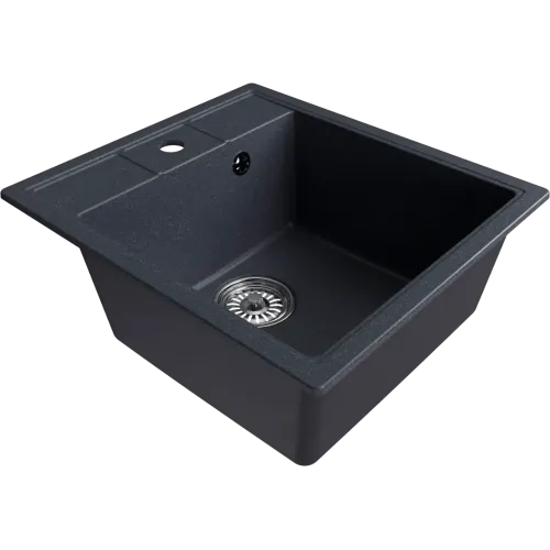 Мойка комп. MIXLINE ML-GM28 450х500x190мм, антрацит (343), сифон