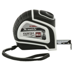 Рулетка MATRIX PRO Autostop 8 м* 25 мм (32553)