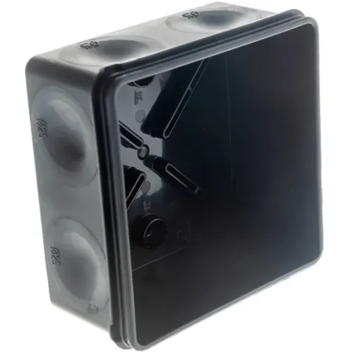 Коробка распред. 100х100х50мм черная IP66 Промрукав 60-0300-9005