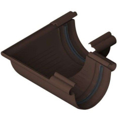 АЛЬТА ЭЛИТ КОРИЧНЕВЫЙ угол желоба 90 градусов