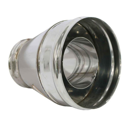 Дымоход конус 0,5мм Ф115*200 нержавеющая сталь (Феррум)