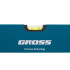Уровень GROSS алюминиевый, 3 глазка 1000 мм (34330)