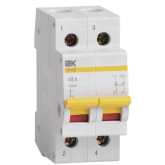 Выключатель нагрузки (минирубильник) ВН-32 2Р 40А IEK MNV10-2-040 (16547)