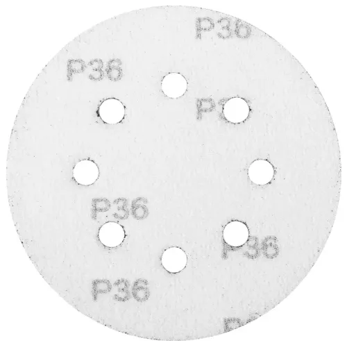 Круг шлиф. MATRIX перф. 125мм, P 36, 5 шт (73801)