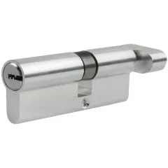 Мех. цилиндр 45х45 д/пластик. дверей ключ/вертушка