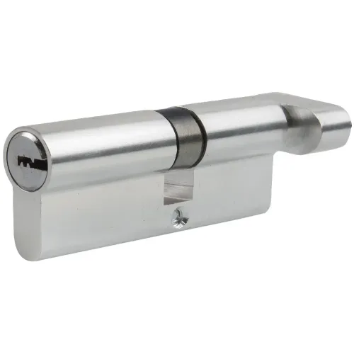 Мех. цилиндр 45х45 д/пластик. дверей ключ/вертушка