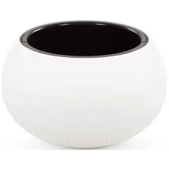 Горшок для цветов Жемчужина 9,7л со вставкой 4л белый М 8722 (276876)